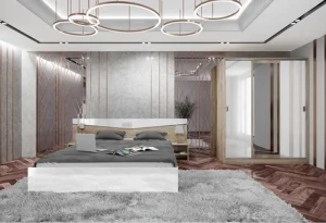 Спален комплект СИТИ 7074 160x200 см | 5 цветови варианта | ПДЧ 16 мм